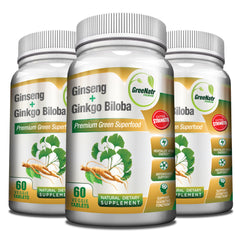 Ginseng & Ginkgo Biloba - Boost Energy and Alertness