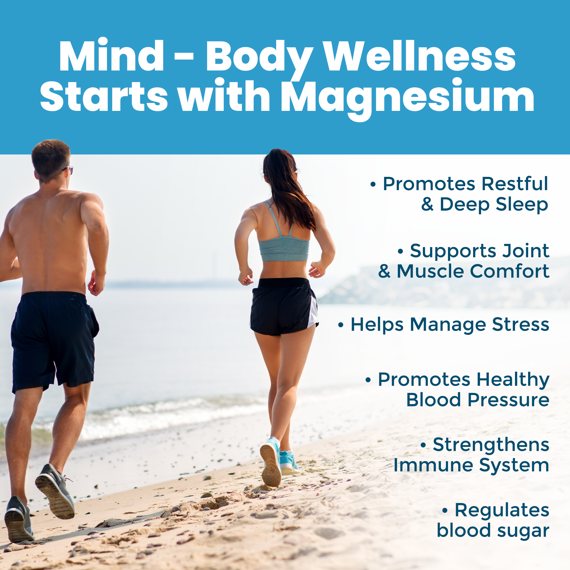 Magnesium Supplement with Glycinate, Citrate, Malate & Oxide (120 Count)