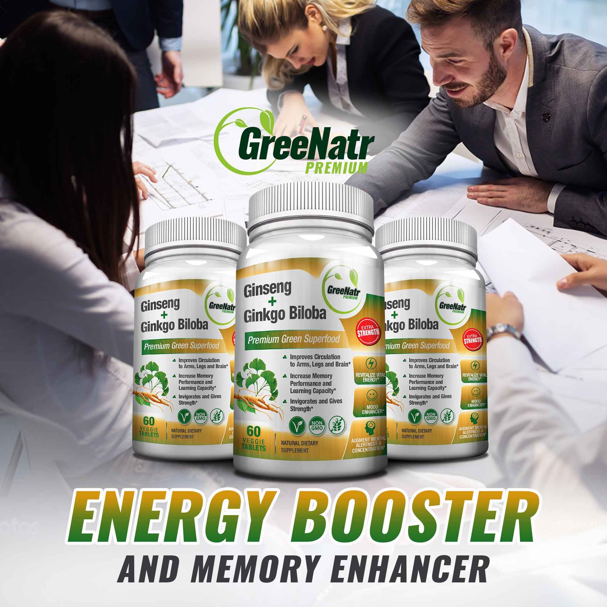 STRESS & ANXIETY BUNDLE: Ginseng & Ginkgo Biloba + Ashwagandha
