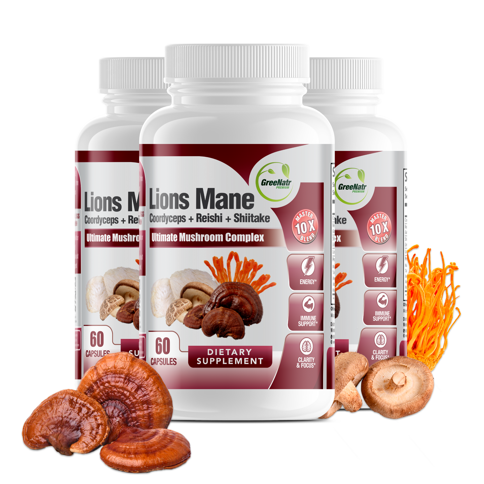 10-in-1 Mushroom Complex Immune and Cognitive Support