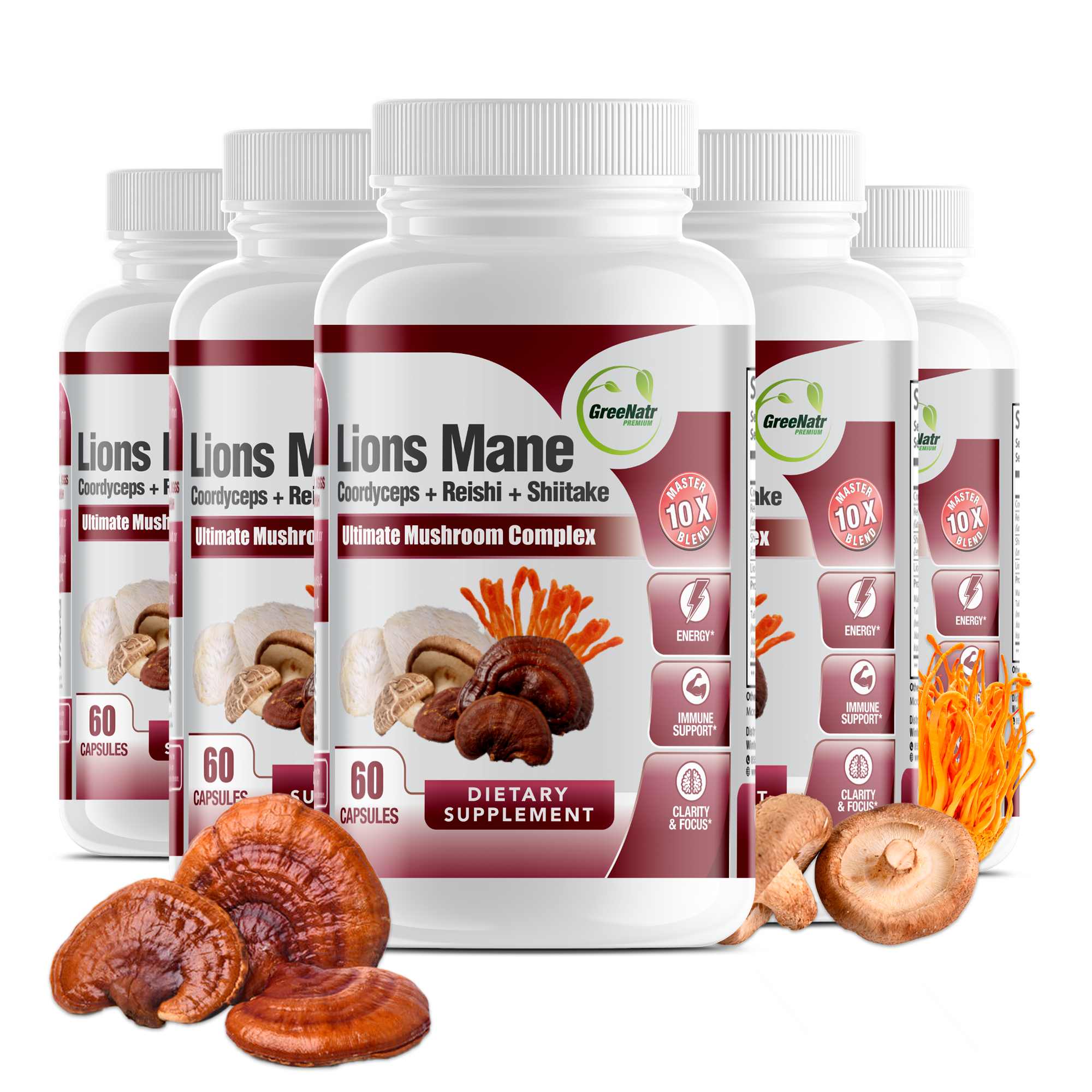 10-in-1 Mushroom Complex Immune and Cognitive Support