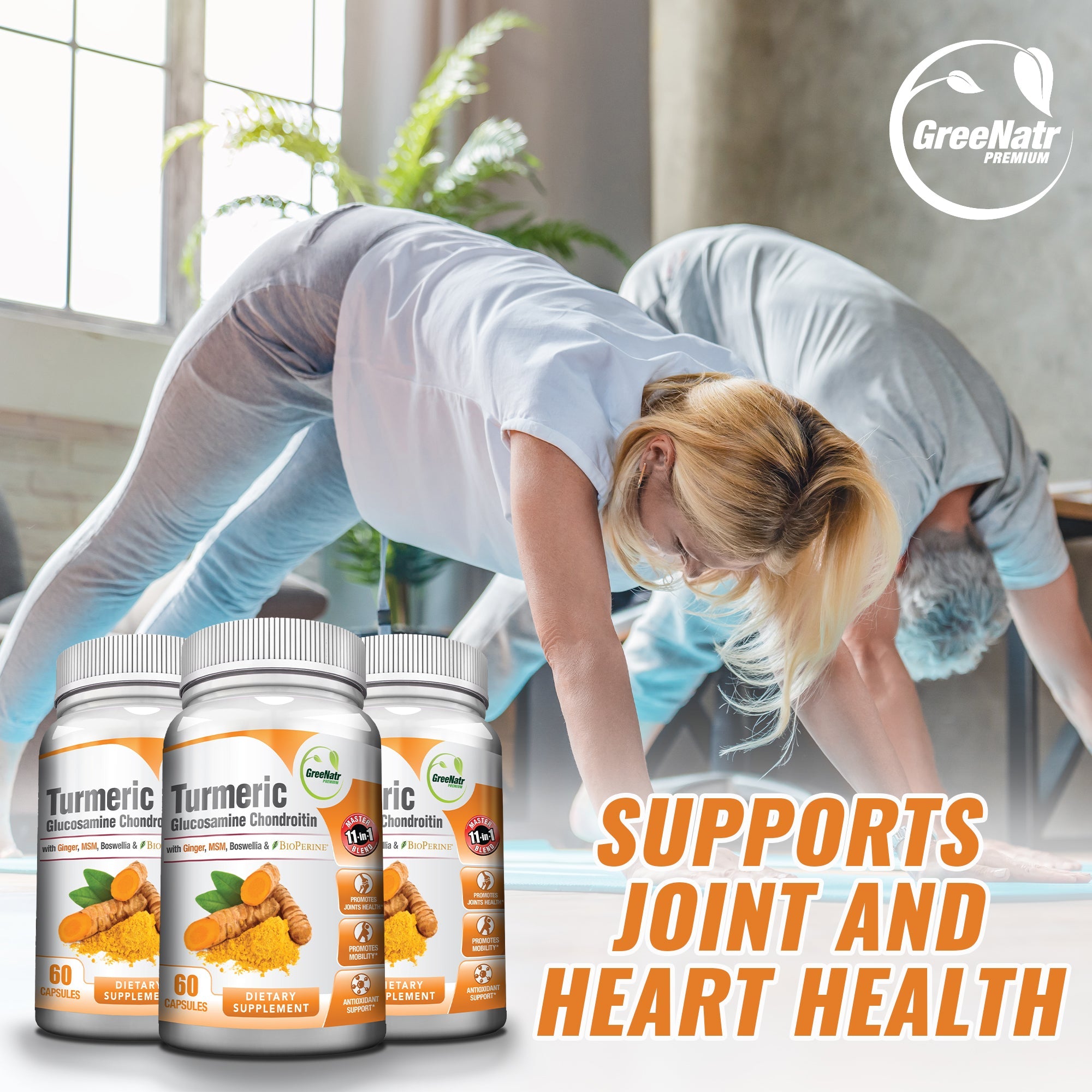 Turmeric Curcumin with Black Pepper - Joint Support Supplement