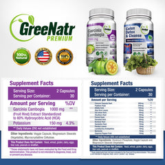 GreeNatr Garcinia Cambogia + Colon Detox Bundle