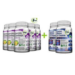 GreeNatr Garcinia Cambogia + Colon Detox Bundle