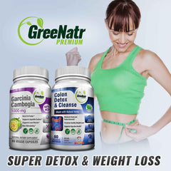 GreeNatr Garcinia Cambogia + Colon Detox Bundle
